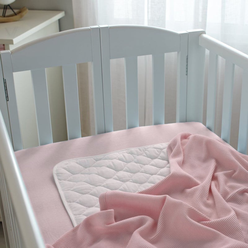 TL Care 100% Cotton Thermal Waffle Swaddle Blanket (30" x 40"), Soft, Breathable & Stretchy, Pink, for Boys and Girls, Perfect for Swaddling, Travel and Gifting - Image 3